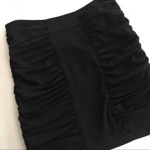 bar lll Black Ruched Skirt - Size XS